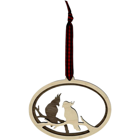Celestial Lovebirds Ornament