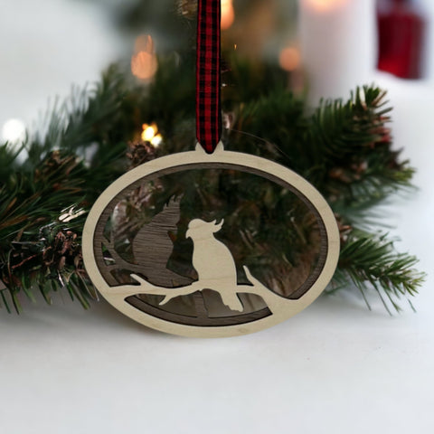 Celestial Lovebirds Ornament