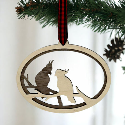 Celestial Lovebirds Ornament