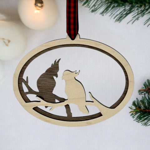 Celestial Lovebirds Ornament