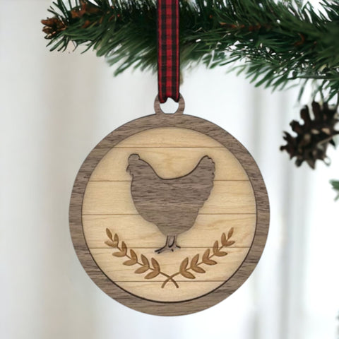 Chicken Farm Ornament