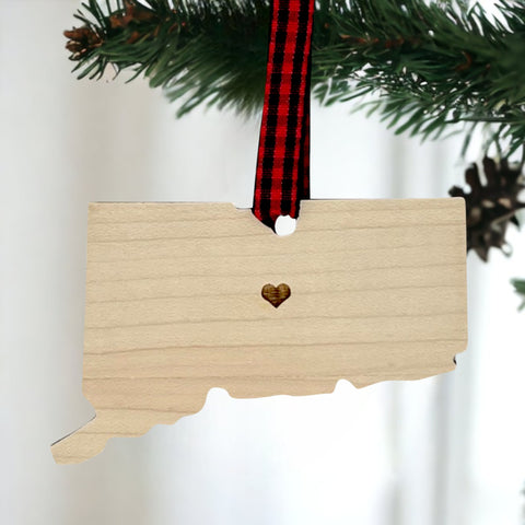Connecticut Custom Home Town Ornament