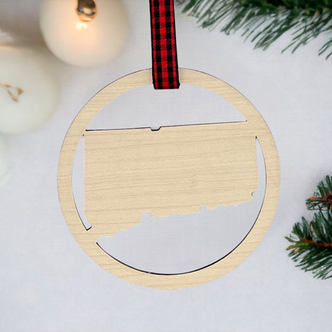 Connecticut Border Ornament