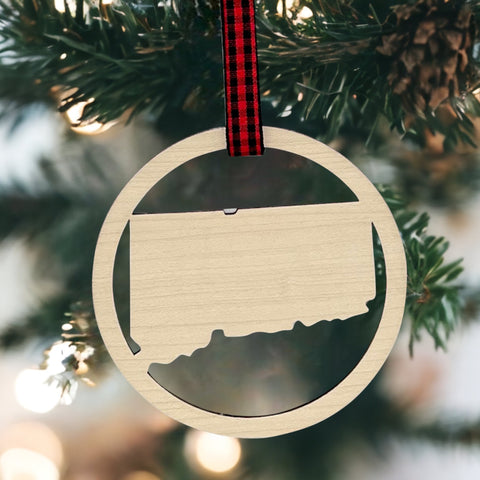 Connecticut Border Ornament