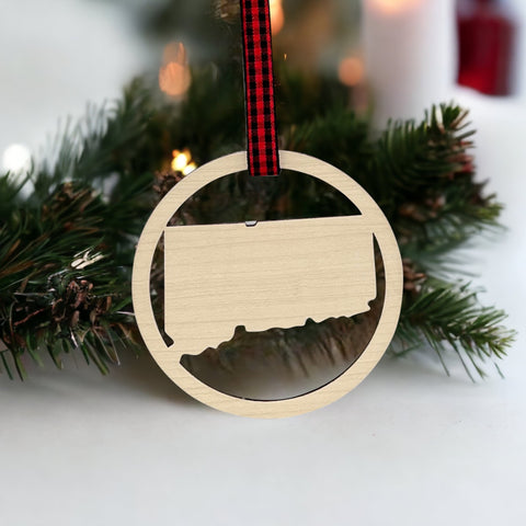Connecticut Border Ornament