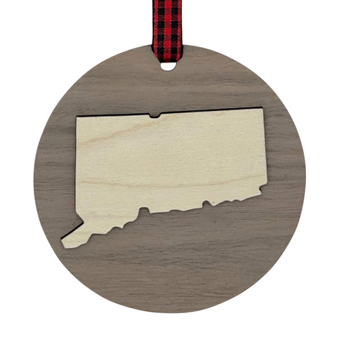 Connecticut Raised Ornament