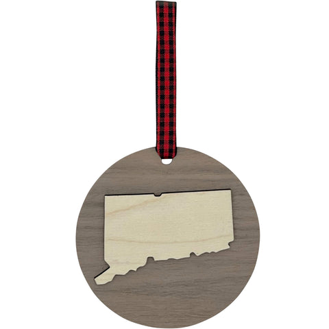 Connecticut Raised Ornament