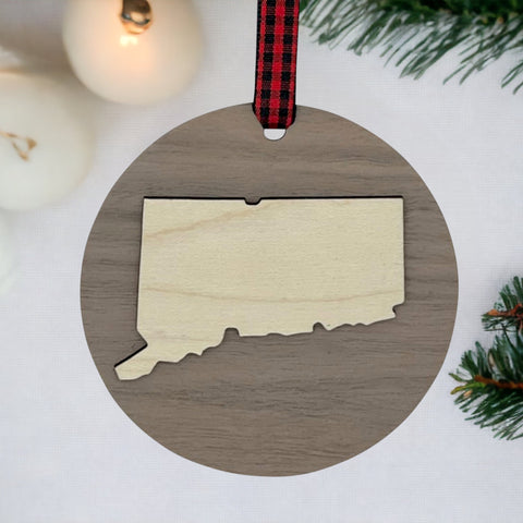 Connecticut Raised Ornament