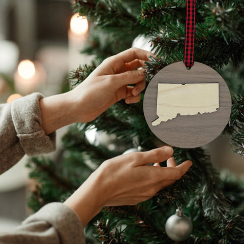 Connecticut Raised Ornament