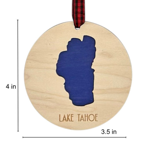 Custom Lake Life Christmas Ornament