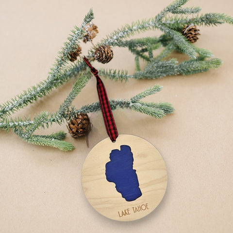Custom Lake Life Christmas Ornament