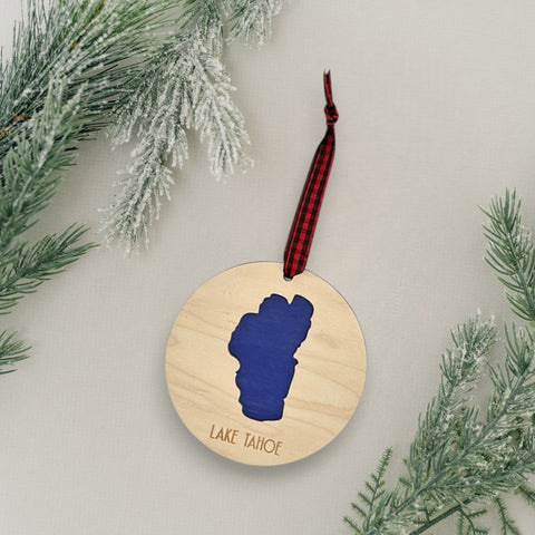 Custom Lake Life Christmas Ornament