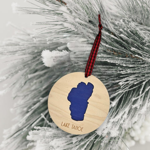 Custom Lake Life Christmas Ornament