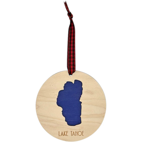 Custom Lake Life Christmas Ornament