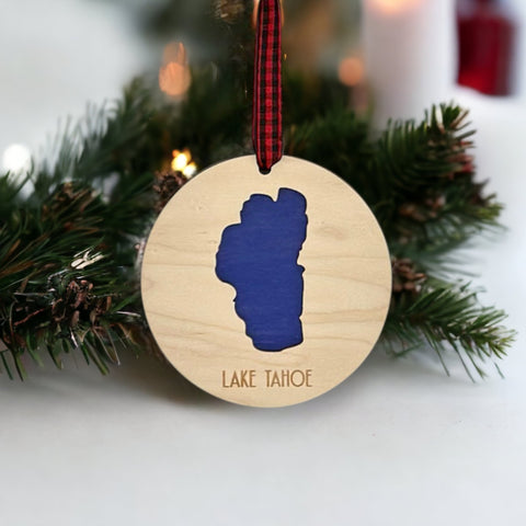 Custom Lake Life Christmas Ornament