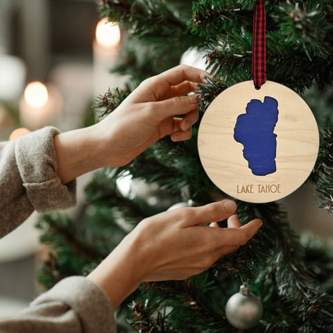 Custom Lake Life Christmas Ornament