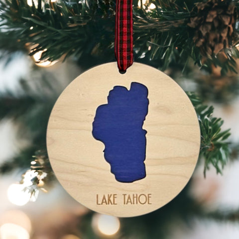 Custom Lake Life Christmas Ornament