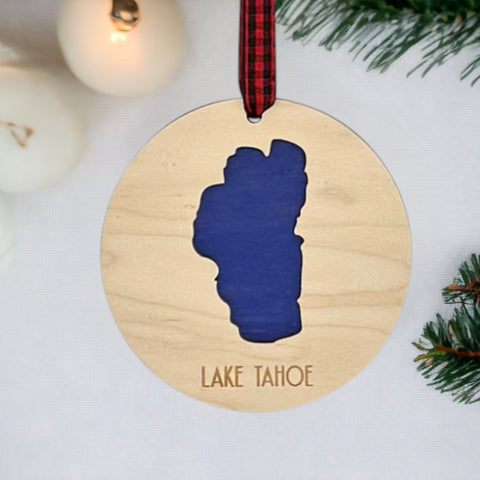 Custom Lake Life Christmas Ornament