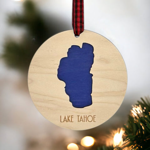 Custom Lake Life Christmas Ornament