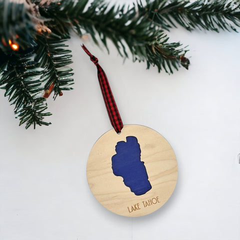 Custom Lake Life Christmas Ornament