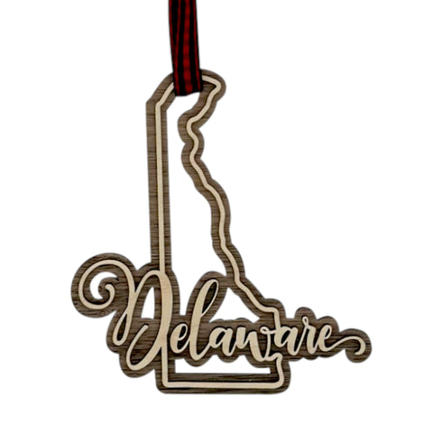 Delaware Double Layer Ornament