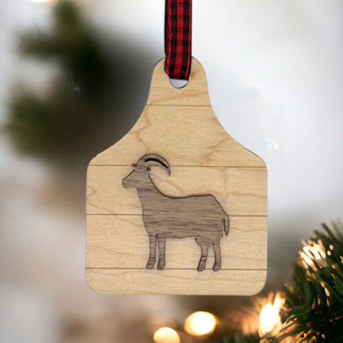Farmhouse Goat Ornament