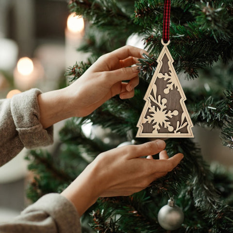 Festive Christmas Tree Ornament