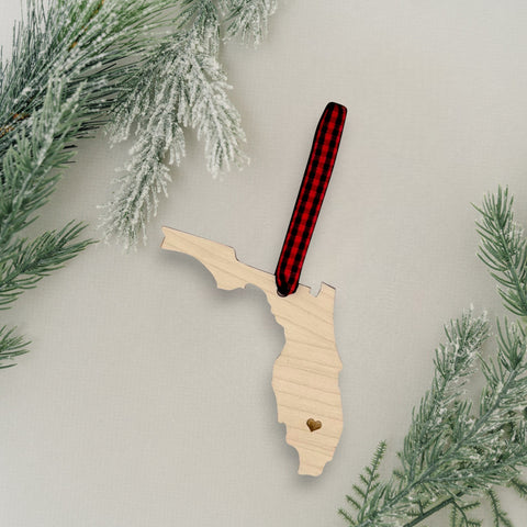 Florida Custom Home Town Ornament