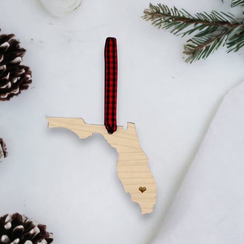 Florida Custom Home Town Ornament
