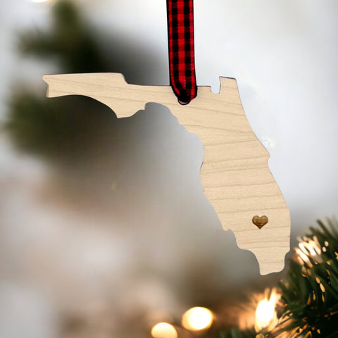 Florida Custom Home Town Ornament