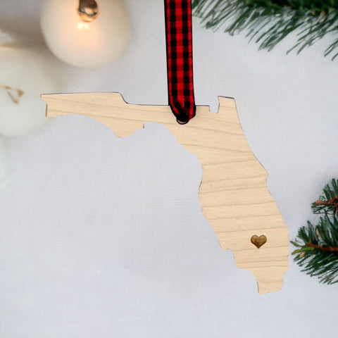 Florida Custom Home Town Ornament