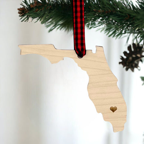 Florida Custom Home Town Ornament