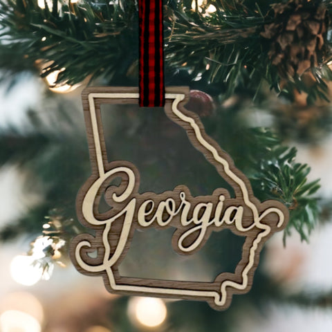 Georgia Double Layer Ornament
