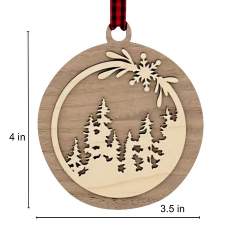 Holiday Pine Decor Ornament