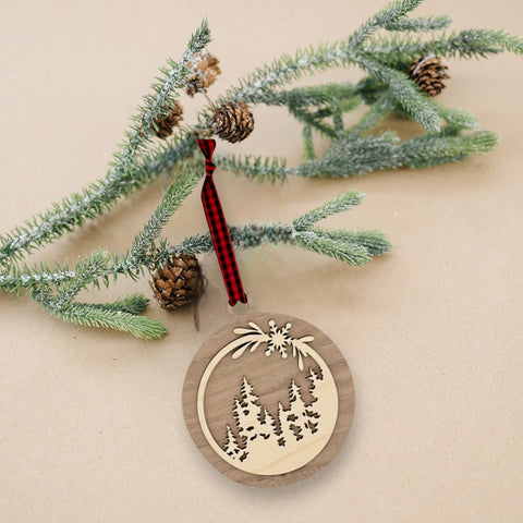 Holiday Pine Decor Ornament