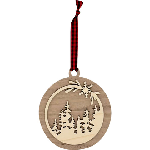 Holiday Pine Decor Ornament