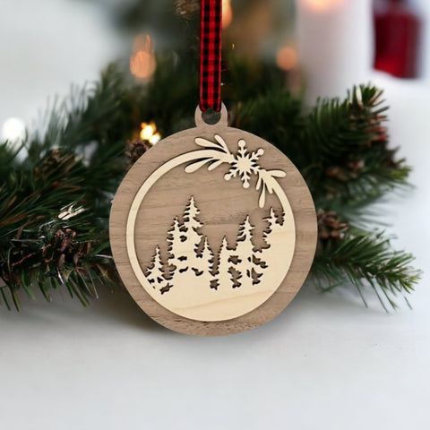 Holiday Pine Decor Ornament