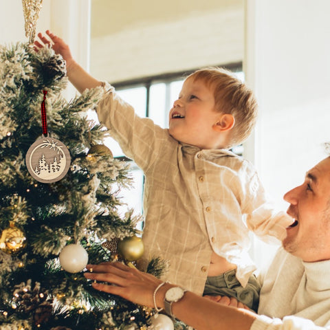 Holiday Pine Decor Ornament