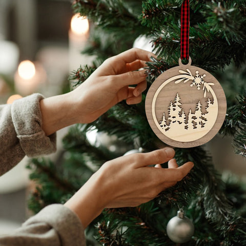Holiday Pine Decor Ornament