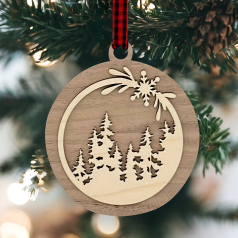 Holiday Pine Decor Ornament