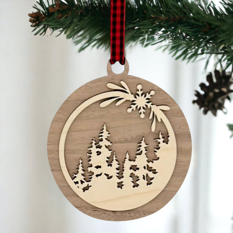 Holiday Pine Decor Ornament