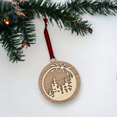 Holiday Pine Decor Ornament