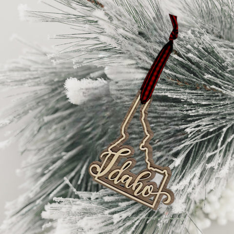 Idaho Double Layer Ornament