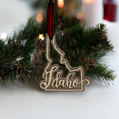 Idaho Double Layer Ornament