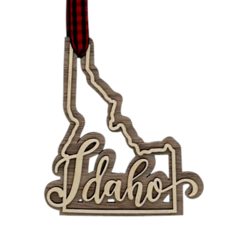 Idaho Double Layer Ornament