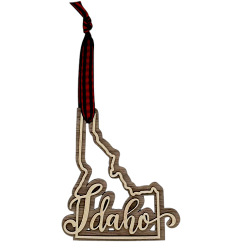 Idaho Double Layer Ornament