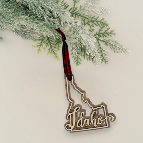 Idaho Double Layer Ornament