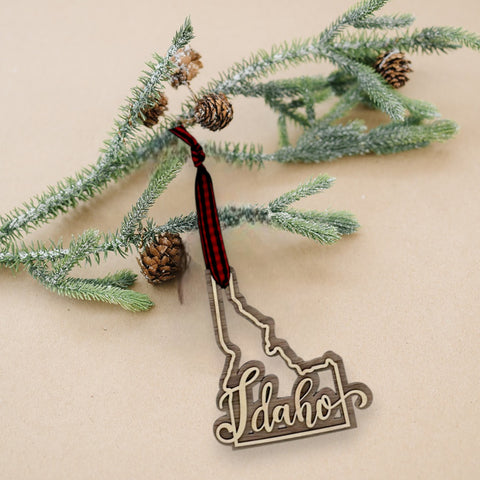 Idaho Double Layer Ornament