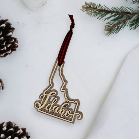 Idaho Double Layer Ornament