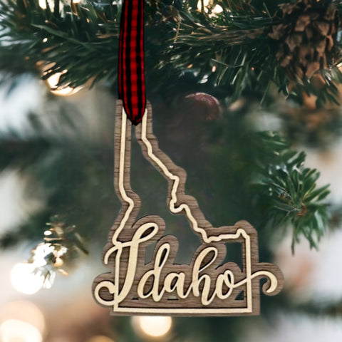 Idaho Double Layer Ornament